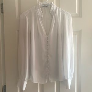 White Buttoned Blouse